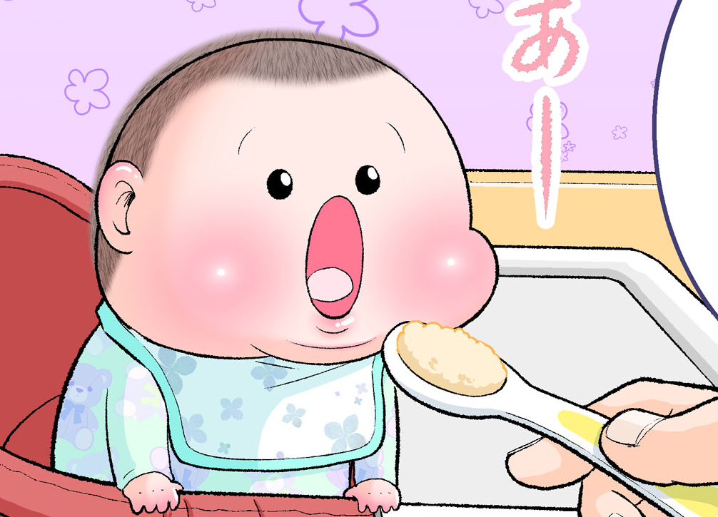 【＃19】離乳食は大盛で⁉食べることが大好きな赤ちゃんの一口量は？ by にくきゅうぷにお