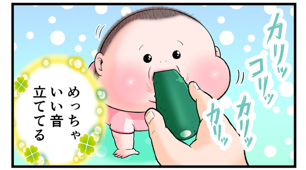 11 ぼくも たべたい きゅうりの丸かじりに初挑戦 By にくきゅうぷにお ままのて