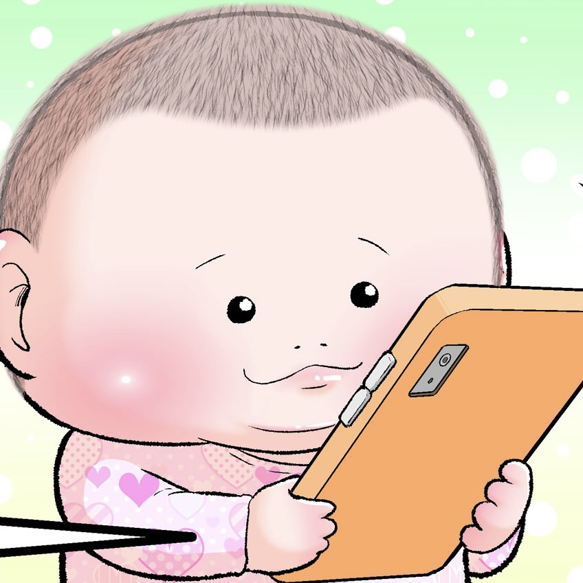 【＃106】カシャ！！写真にうつる自分の姿をチェックする赤ちゃん？ byにくきゅうぷにお